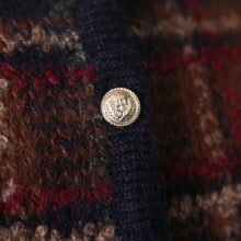 Load image into Gallery viewer, Plaid Fuzzy Knit Cardigan (3X)
