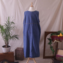 Load image into Gallery viewer, Sleeveless Denim Maxi Dress (3X)
