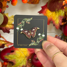 Load image into Gallery viewer, Atlas Moth Enamel Pin
