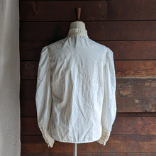 Load image into Gallery viewer, 70s Vintage Homemade White and Cream Prairie Blouse
