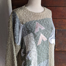Load image into Gallery viewer, 80s Vintage Boxy Embellished Acrylic Sweater
