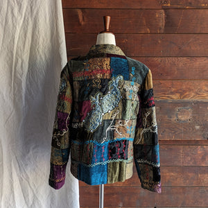 Textured Patchwork Jacket