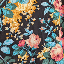 Load image into Gallery viewer, 90s Vintage Floral Midi Skirt
