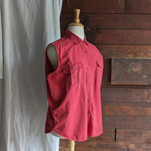 Load image into Gallery viewer, Y2K Plus Size Red Cotton Twill Top
