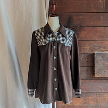 Load image into Gallery viewer, 70s Vintage Brown and White Western Jacket
