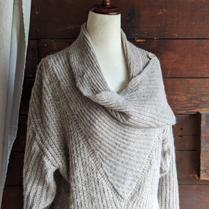 80s Vintage Acrylic and Mohair Sweater Dress