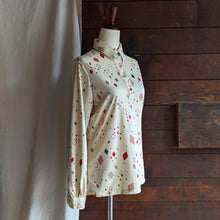 Load image into Gallery viewer, 70s Vintage Diamond Pattern Blouse
