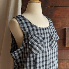 Load image into Gallery viewer, 90s Vintage Plus Size Plaid Jumper Dress
