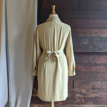 Load image into Gallery viewer, Y2K Vintage Cream Silk Shirtdress
