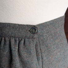 Load image into Gallery viewer, 80s Vintage Sage Green Tweed Skirt
