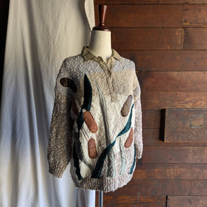 80s Vintage Cattail Sweater