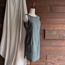 Load image into Gallery viewer, 90s Vintage Olive Green Mini Dress
