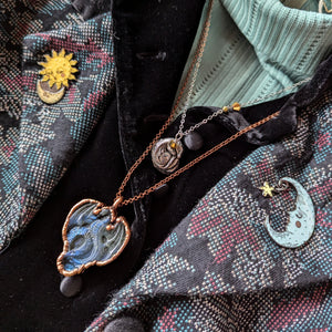Labradorite Dragon Necklace