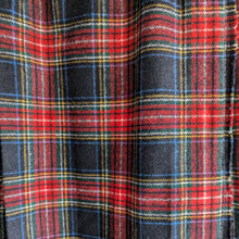 Load image into Gallery viewer, 80s Vintage Plaid Wool Wrap Skirt
