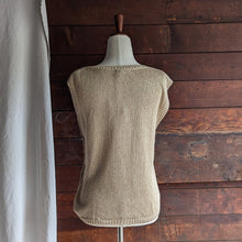 Load image into Gallery viewer, 90s Vintage Golden Tan Boxy Sweater Vest
