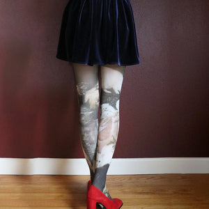 "My Wife's Lovers" Printed Art Tights