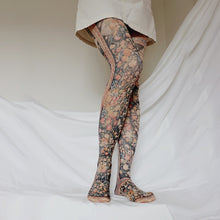 Load image into Gallery viewer, &quot;Savonnerie&quot; Printed Art Tights
