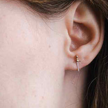 Load image into Gallery viewer, Sterling Silver Dagger Studs
