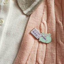 Load image into Gallery viewer, &quot;Be Kind Or Else&quot; Frog Enamel Pin

