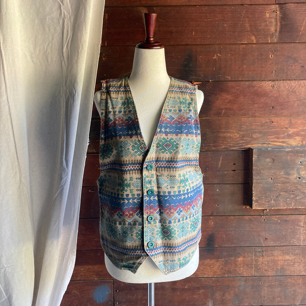 80s/90s Vintage Cotton Twill Vest