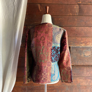Vintage Patchwork Style Tapestry Jacket