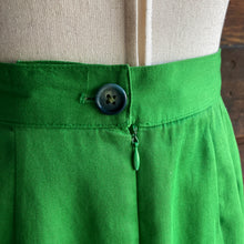 Load image into Gallery viewer, 90s Vintage Green Twill Pencil Skirt
