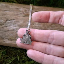 Load image into Gallery viewer, Frog &amp; Snail Sterling Silver Pendant
