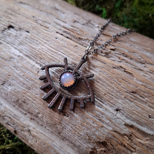 Load image into Gallery viewer, Copper and Opalite Eye Necklace
