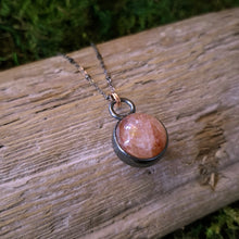 Load image into Gallery viewer, Hematoid Quartz Sphere Pendant
