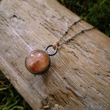 Load image into Gallery viewer, Hematoid Quartz Sphere Pendant
