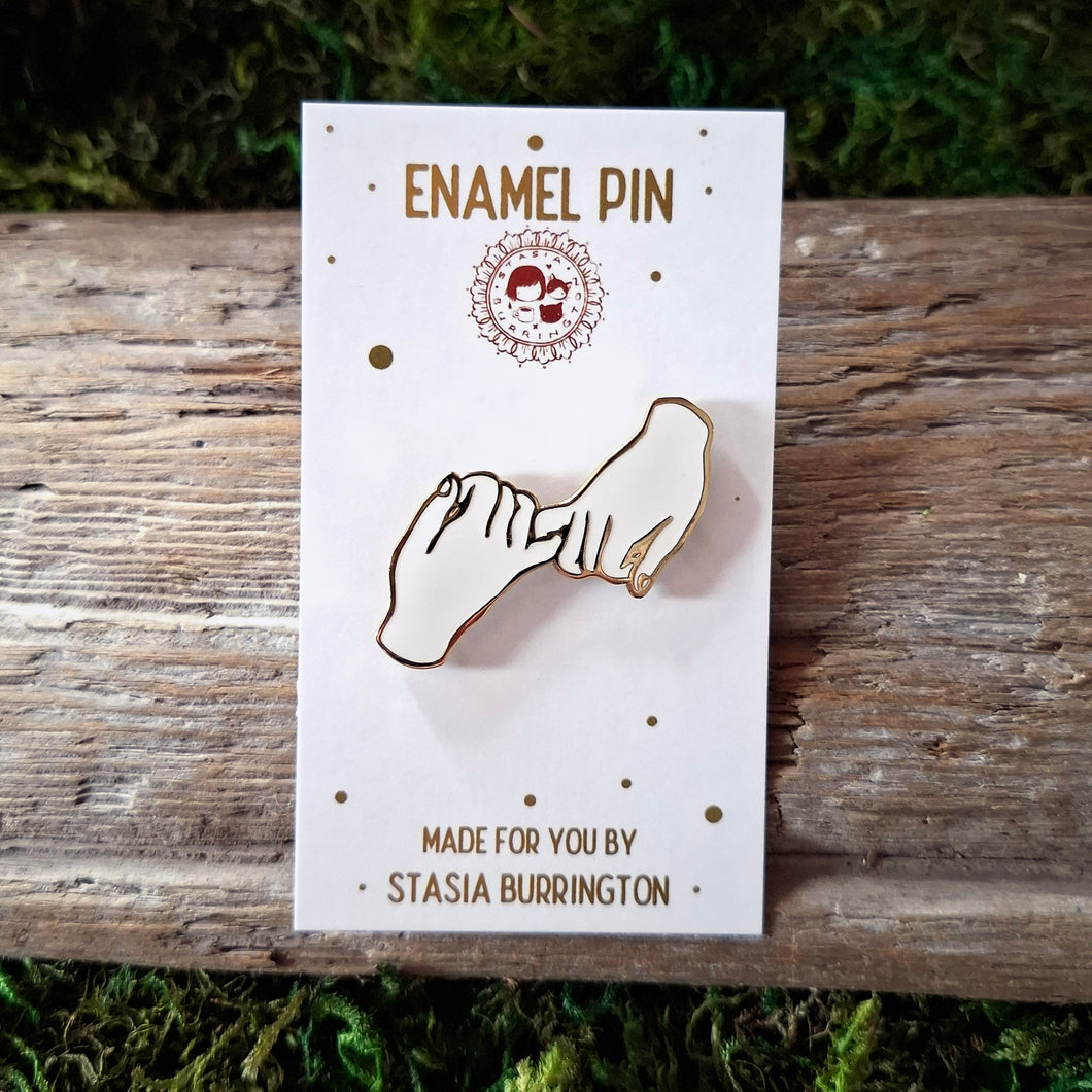 Pinky Promise Enamel Pin