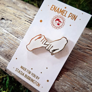 Pinky Promise Enamel Pin