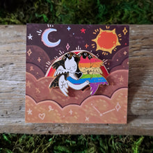 Load image into Gallery viewer, LGBT Ally Angel Enamel Pin
