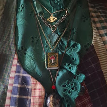 Load and play video in Gallery viewer, Handmade Mushroom Tome Pendant
