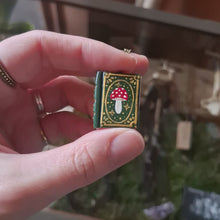 Load and play video in Gallery viewer, Handmade Mushroom Tome Pendant

