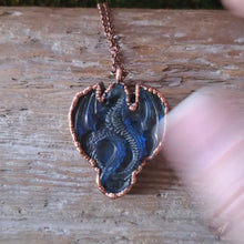 Load and play video in Gallery viewer, Labradorite Dragon Necklace
