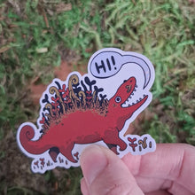 Load and play video in Gallery viewer, &quot;Hi!&quot; Noodlebeastie Vinyl Sticker

