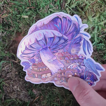 Load and play video in Gallery viewer, Mushroom Grove Village Vinyl Sticker
