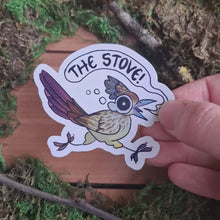 Load and play video in Gallery viewer, &quot;The Stove!&quot; Roadrunner Vinyl Sticker
