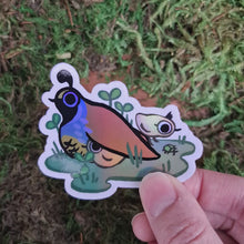 Load and play video in Gallery viewer, Mama Quail Holographic Vinyl Sticker
