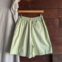 Load image into Gallery viewer, 90s/Y2K Wide Leg Green Shorts
