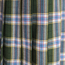 Load image into Gallery viewer, Vintage Homemade Plaid Pleated Wool Midi Skirt
