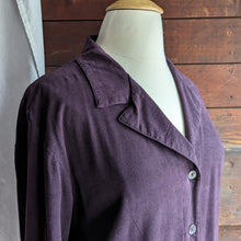 Load image into Gallery viewer, 90s Vintage Purple Rayon Blend Top
