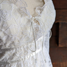 Load image into Gallery viewer, 70s Vintage White Prairie Styled Lace Gown
