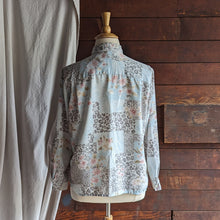 Load image into Gallery viewer, 90s Vintage Plus Size Multi-Patterned Polyester Blouse
