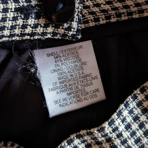 Vintage Houndstooth Maxi Skirt