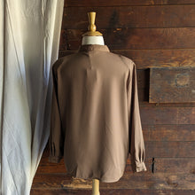 Load image into Gallery viewer, 90s Vintage Plus Size Brown Blouse
