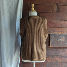 Load image into Gallery viewer, Plus Size Suede Leather and Wool Knit Vest

