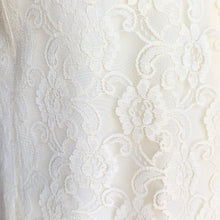 Load image into Gallery viewer, 60s Vintage Homemade Cream Lace Dress
