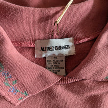 Load image into Gallery viewer, 90s Vintage Plus Size Pink Embroidered Sweatshirt

